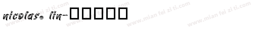 nicolas. lin字体转换
